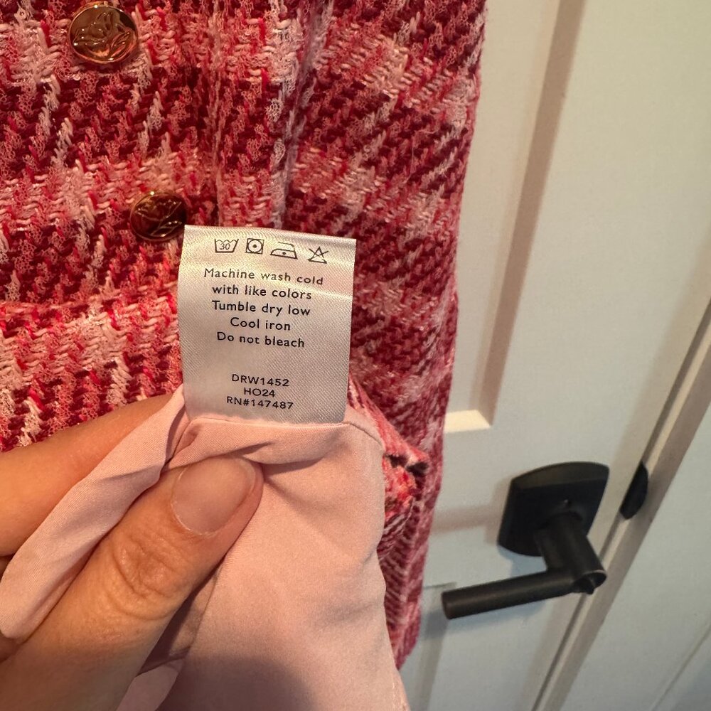 NWT Draper James Scarlet Mini Dress - Size 12 - Picture 7 of 9